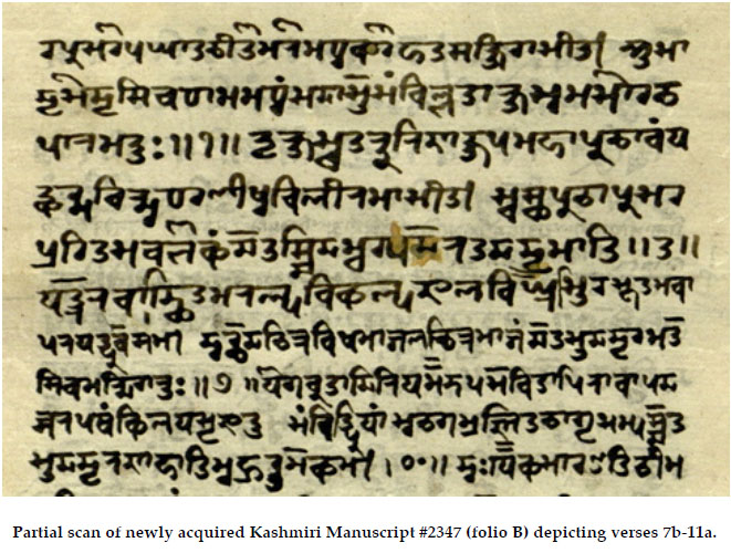 Sanskriet teskst - Sanskrit Text 