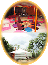 Tantrische Tantra Mongoolse yurt